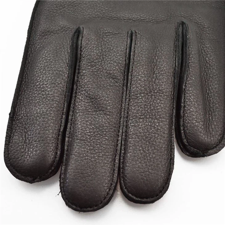 Leather gloves nylon sheepskin warm riding gloves
